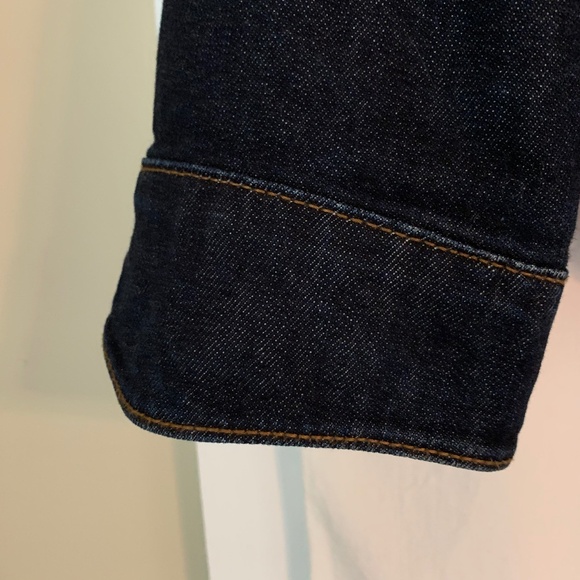 Levi's dark wash denim commuting cycling jacket - Picture 2 of 8